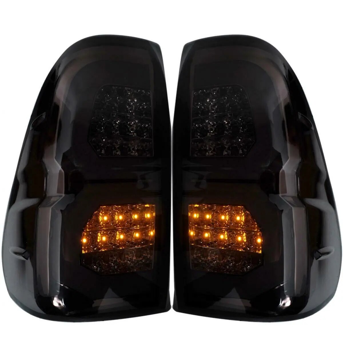 Smoked LED Rear Brake Tail Light For Toyota Hilux REVO 2016