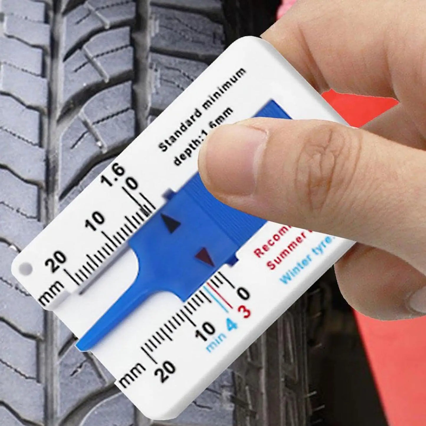 LEAP 0–20mm Mechanical Tyre Tread Depth Gauge - view 3