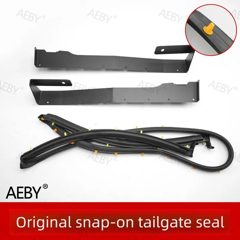 LEAP Tailgate Weather Seal Kit for Ford Ranger 2022–2026 – Clip-Fit Strip and Bracket