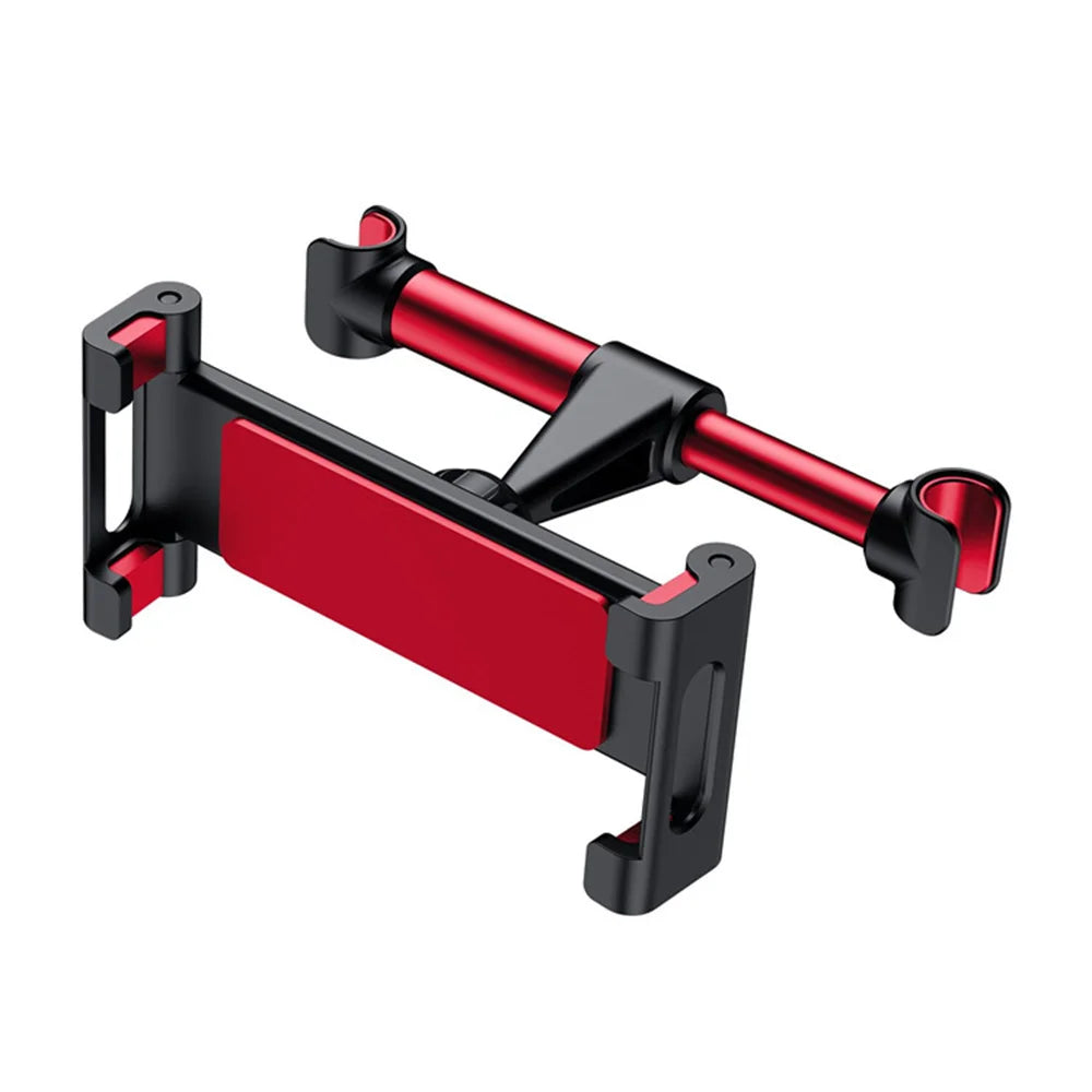 LEAP Headrest Tablet and Phone Holder – Red / Fixed Crossbar