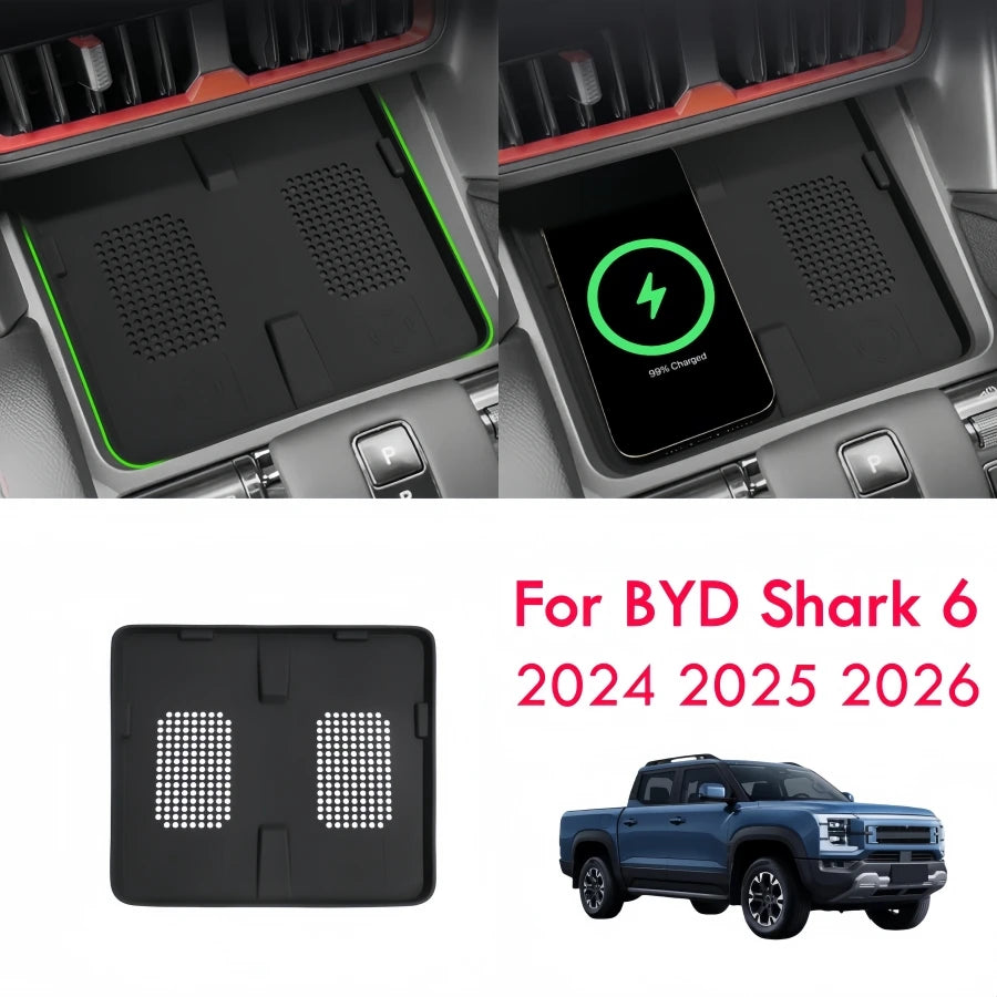 LEAP Non-Slip Centre Console Organiser for BYD Shark 6 2024–2026