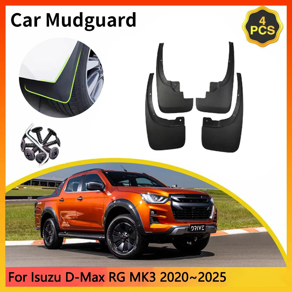 Mud Flap Set for Isuzu D-MAX RG 2020-2025 - image 1