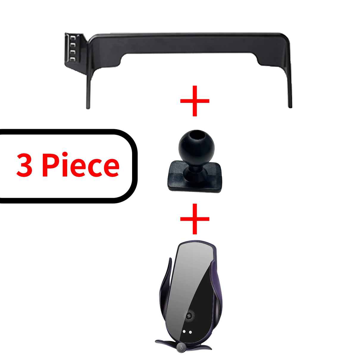 LEAP Phone Mount for Nissan Patrol 2023–2024 – Charging Holder / Black