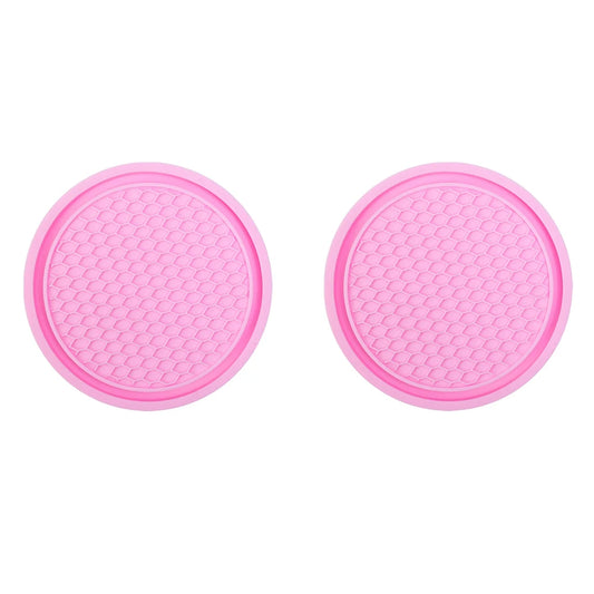 LEAP Cup-Holder Coaster Pair – Pink