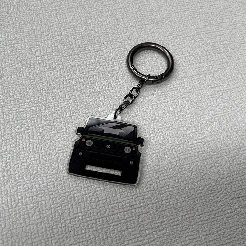 LEAP Jimny-Style Vehicle Model Keyring – Grey
