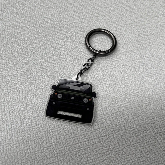 LEAP Jimny-Style Vehicle Model Keyring – Grey