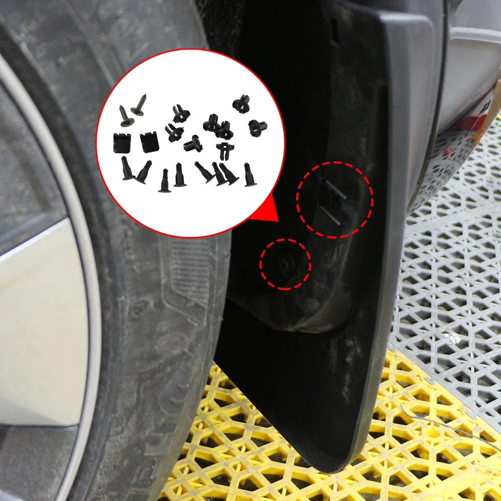 LEAP 4-Piece Mud Flap Set for Tesla Model 3 2016-2023 - image 3