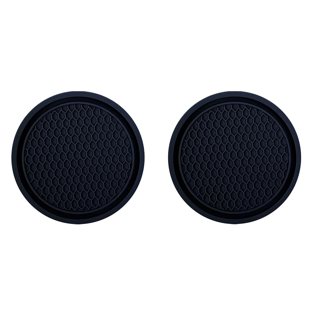 LEAP Cup-Holder Coaster Pair – Black