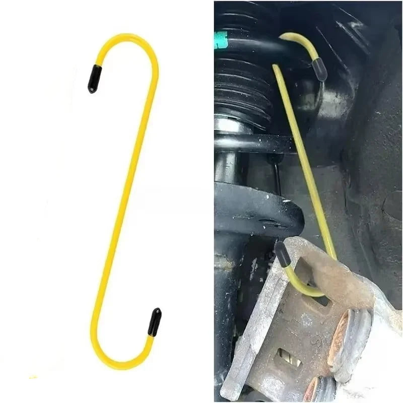 LEAP S-Shaped Brake Caliper Hanger Hooks with Rubber Tips - Universal Auto Tool for Brake Pad Replacement & Maintenance – image 2