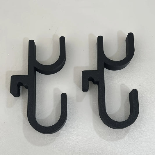 LEAP No-Drill Umbrella Hook Pair – 2 Pieces Double Hook