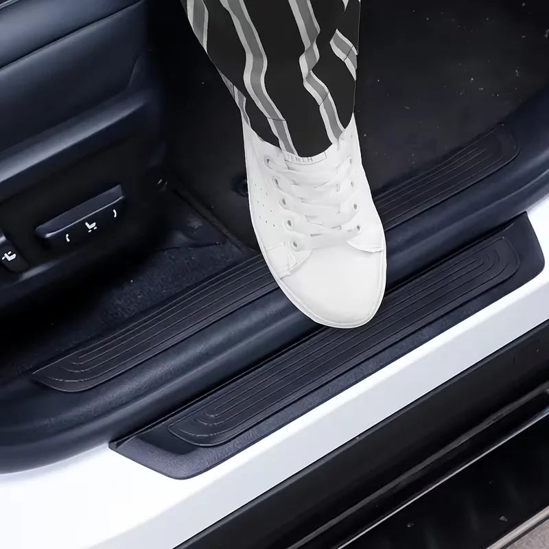 LEAP 4-Piece Door Sill Protector Set – Universal Car Accessory