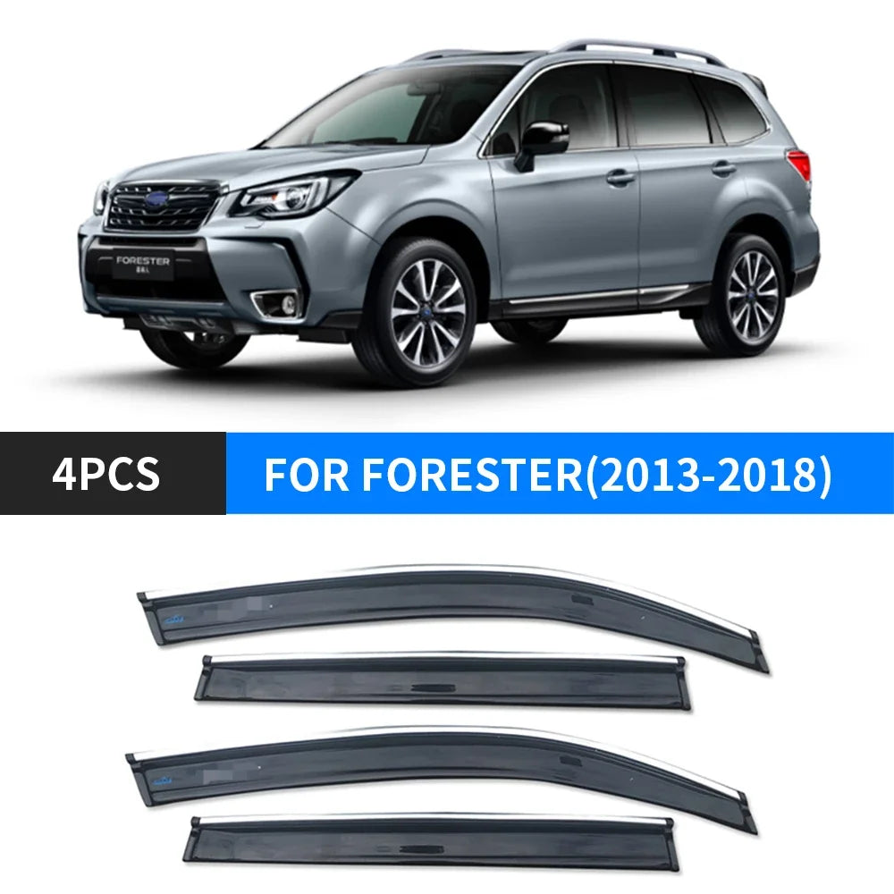 LEAP 4-Piece Window Visor Set for Subaru Forester 2013-2018
