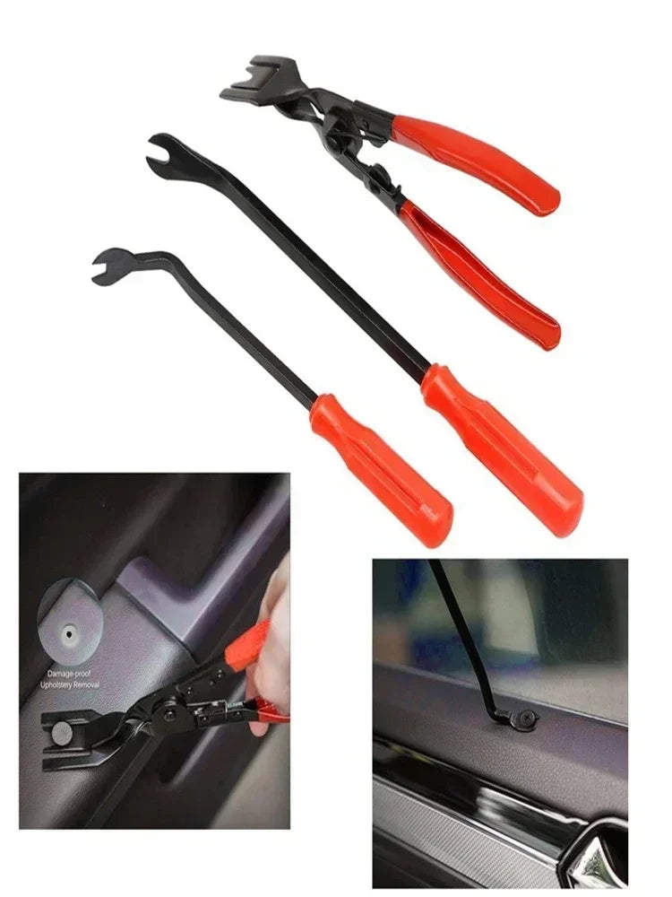 LEAP Car Clip Removal Pliers Tools Auto Body Panel Door Fastener Push Pin Trim Removal Tool Kit Automotive Pry Tool Repair Set – image 2