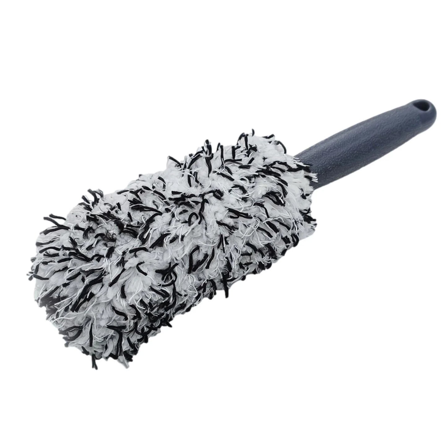 LEAP grey plush microfibre wheel and rim cleaning brush