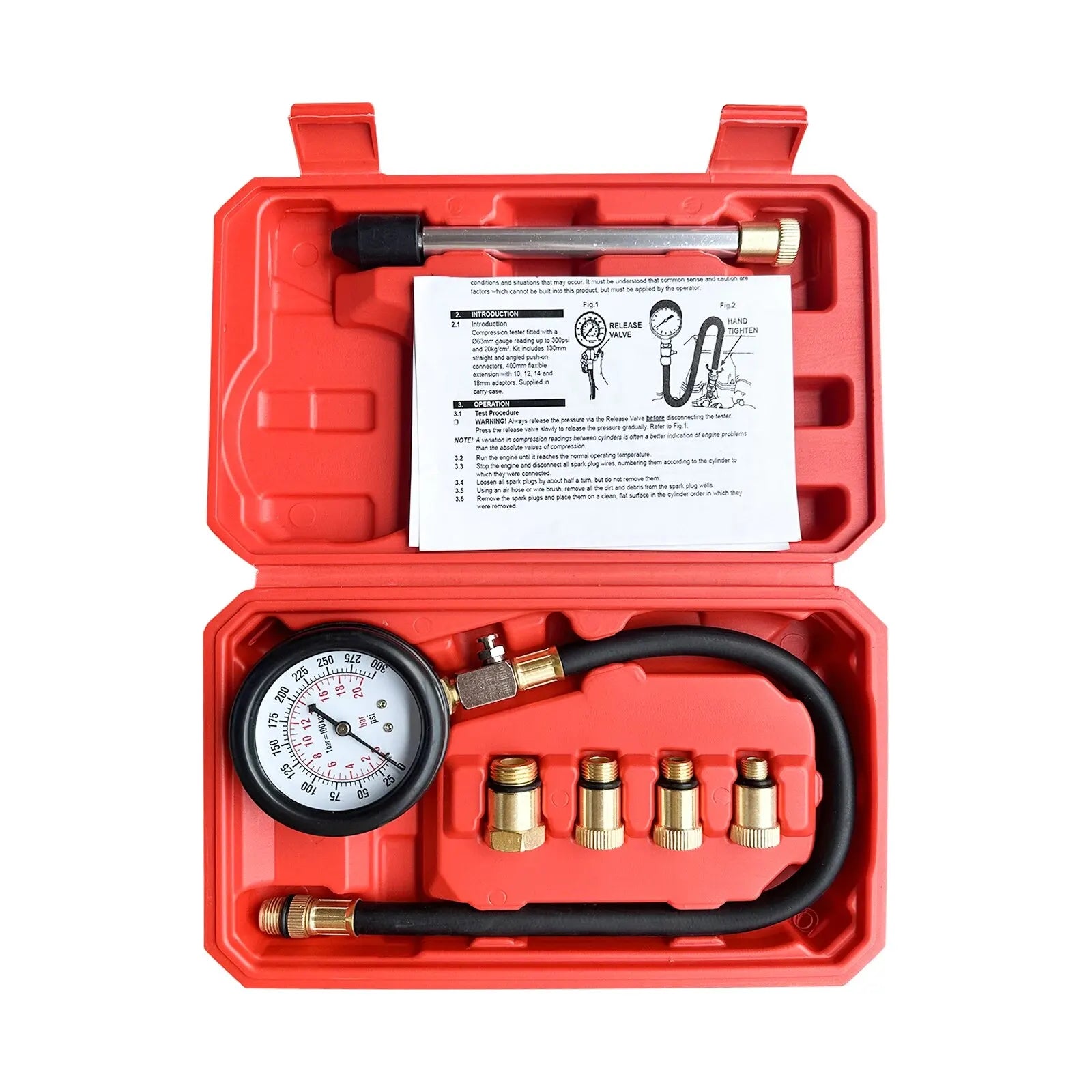 LEAP Petrol Engine Compression Tester Kit 0–300 PSI – image 1