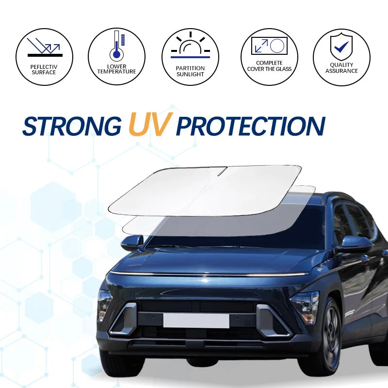 LEAP Foldable Windscreen Sunshade for Hyundai Kona