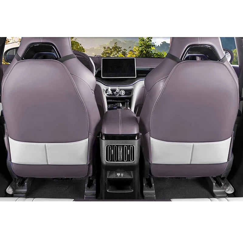 LEAP Seat-Back Protector Pair for BYD Sealion 6 / Seal U 2024 – Mauve / Light Lower Panel