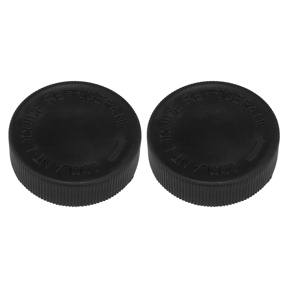X AUTOHAUX Coolant Reservoir Cap for Nissan 350Z / 370Z / Cube – Black / 2 Pack