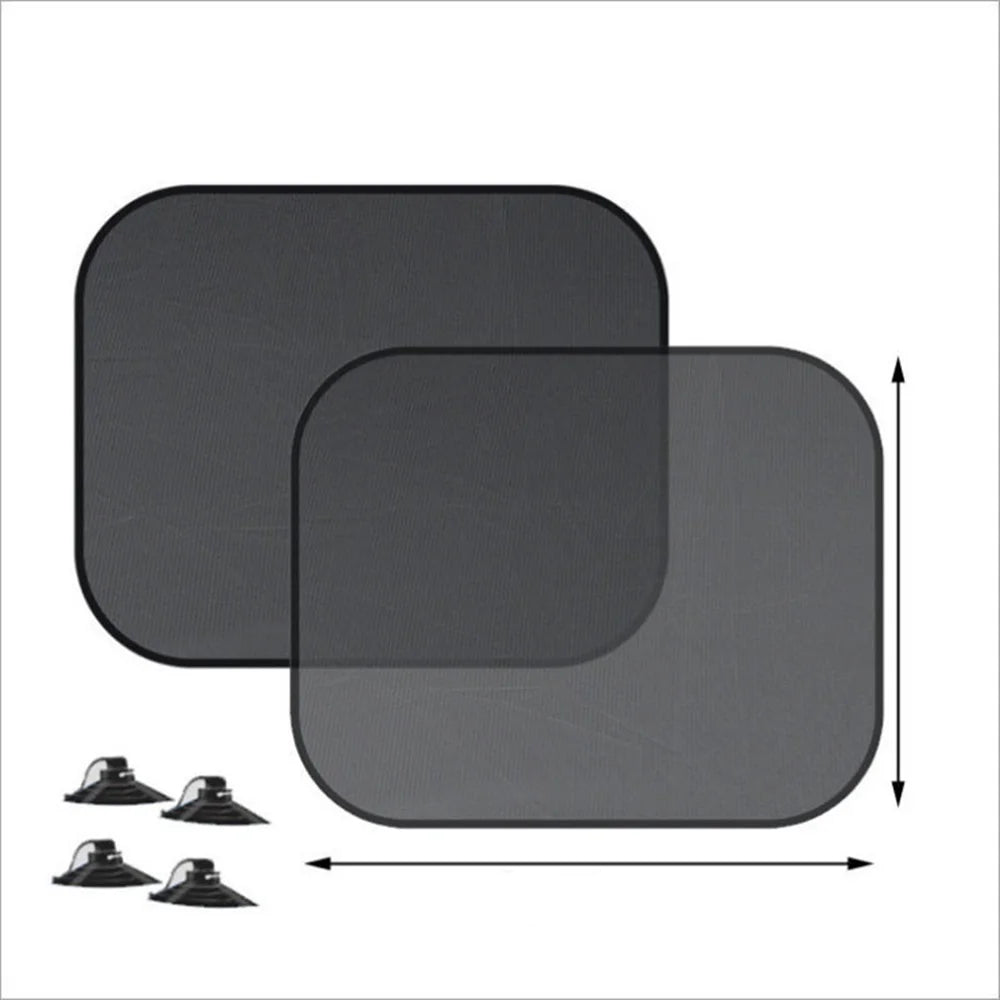 LEAP Mesh Side-Window Sunshade Pair – Rear Side Windows / Rectangular