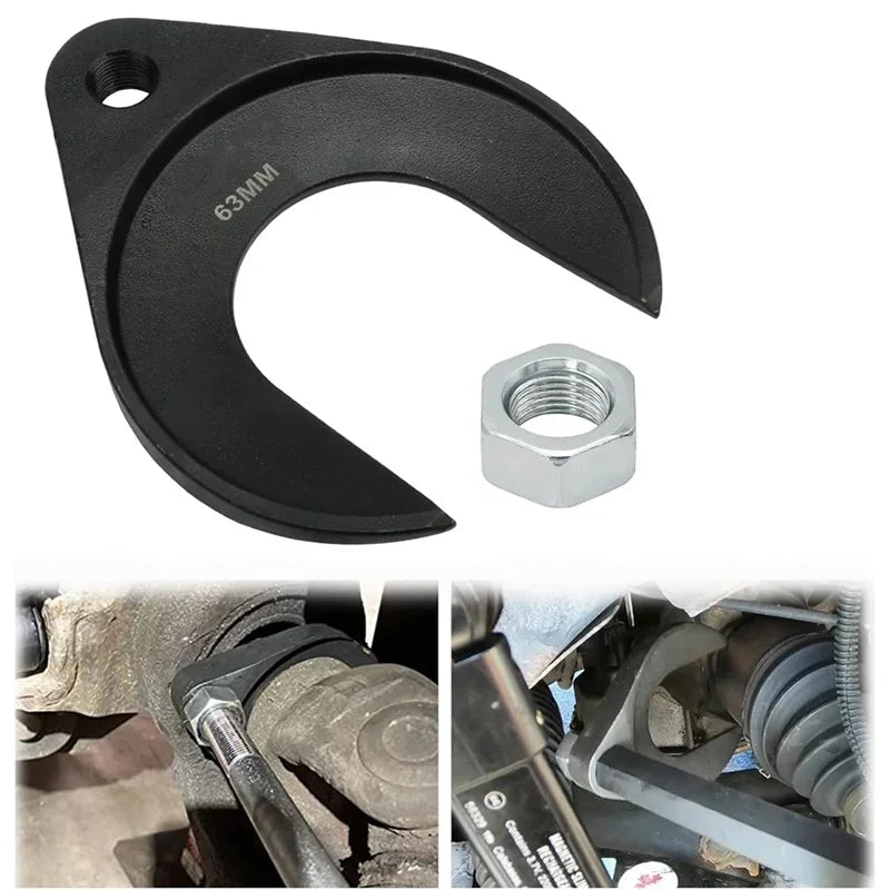 LEAP CV Joint Axle Removal Tool 52mm CV Joint Puller Carbon Steel Wheel Drive Axle Pulley CV Joint Slide Hammer Adapter for Vehicle – image 3