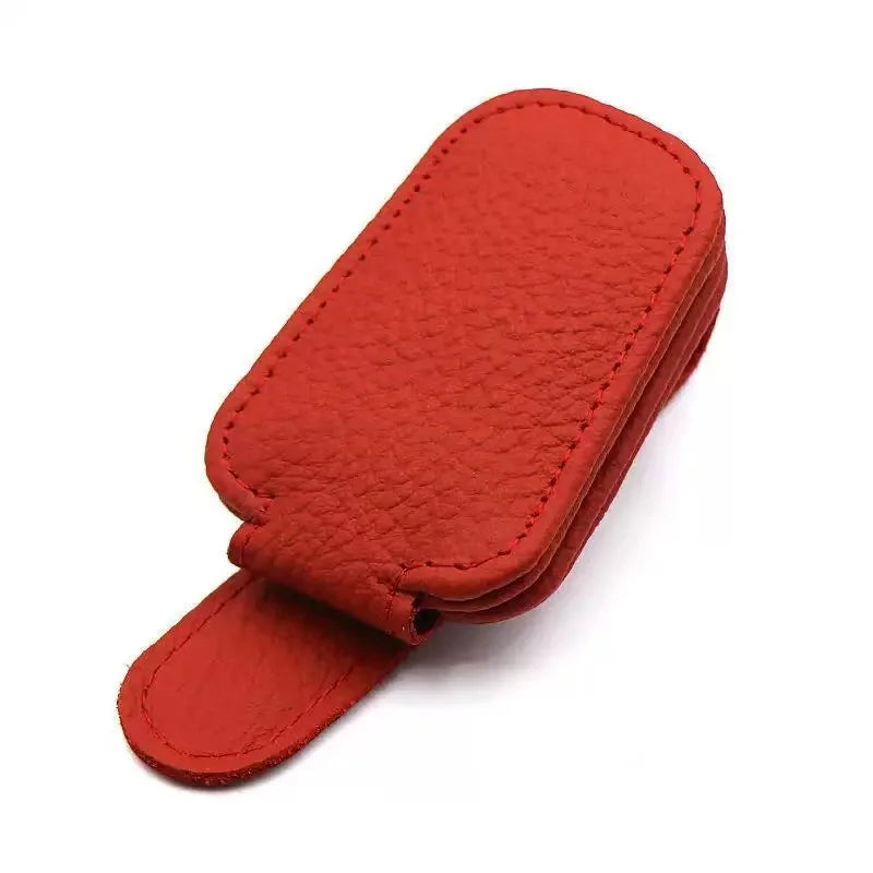 LEAP Sun-Visor Sunglasses Holder – Red