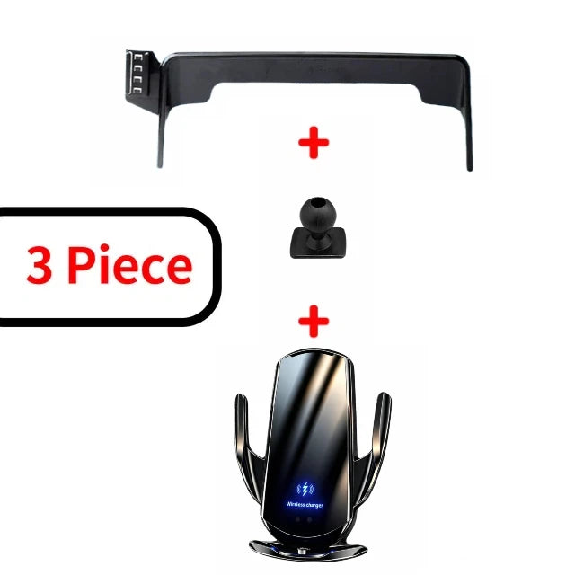 LEAP Dashboard Phone Mount for Nissan Patrol 2023–2024 – Charging Holder / Black