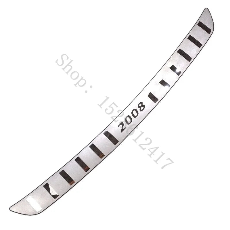 LEAP Rear Bumper Sill Protector for Peugeot 2008 2014–2019 – Silver