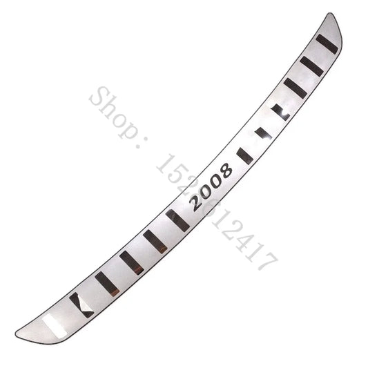 LEAP Rear Bumper Sill Protector for Peugeot 2008 2014–2019 – Silver