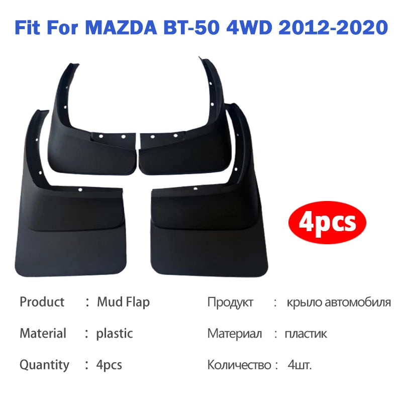 Mud Flap Set for Mazda BT-50 2012-2020 - image 2