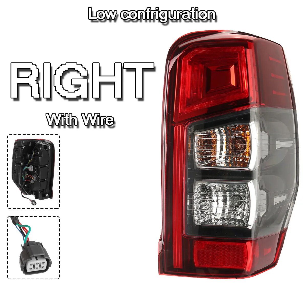 LEAP Rear Parking Stop Brake Lamp Tail Light for Mitsubishi Triton L200 MR GLS 2019 2020 2021 – Right-Hand Side (RH)