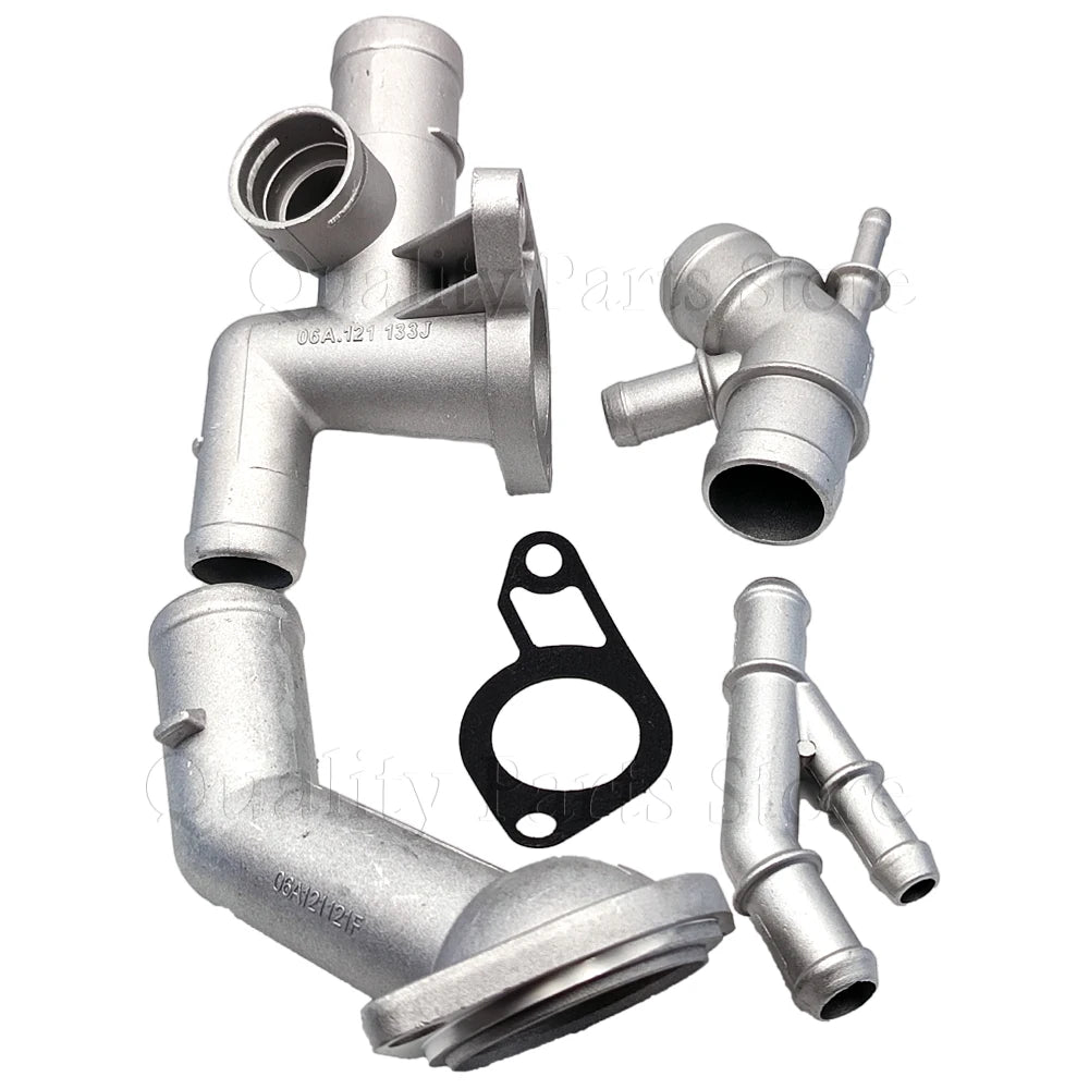 LEAP Aluminium Coolant Flange Upgrade Kit for VW Golf MK4 Audi A3 TT 1.8T 06A121132A - view 2