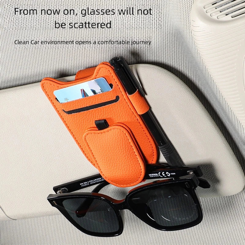 LEAP Magnetic Sunglasses Holder – Universal Car Accessory