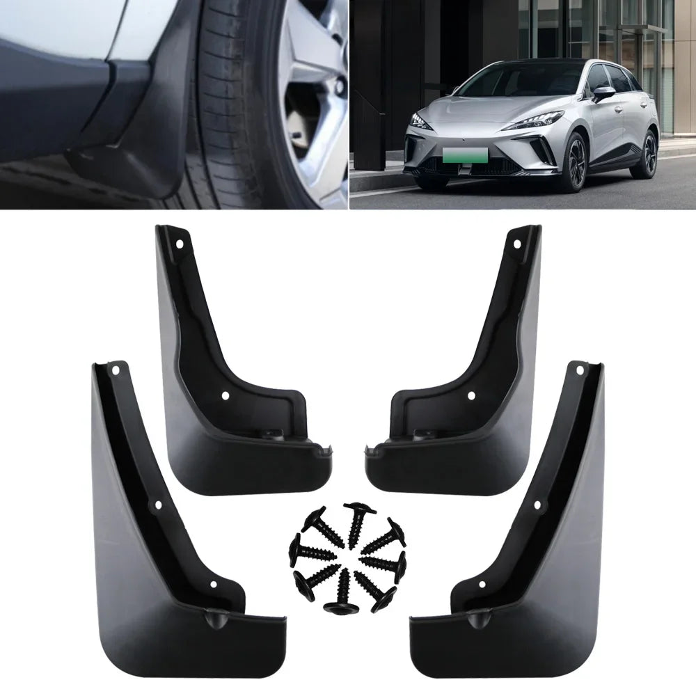 LEAP MG4 EV 2022–2023 Mud Flaps – Black 4-Piece – image 2