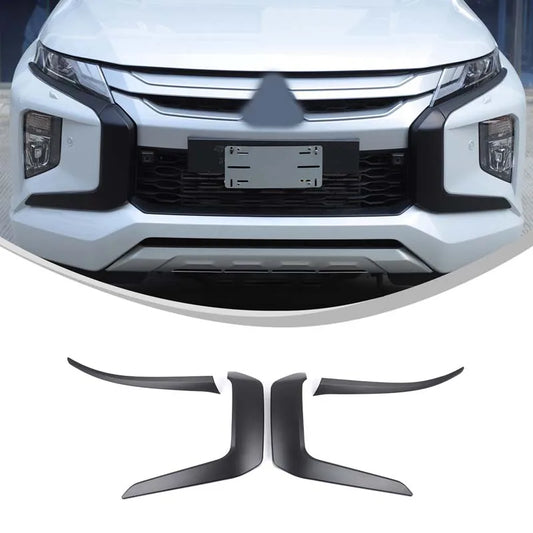 LEAP Front Grille Decorative Trim for Mitsubishi Triton 2019–2023 – Matte Black