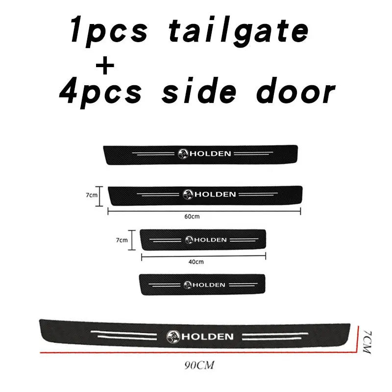 LEAP Sill Protector Strips – Holden Design – Door and Tailgate / 5 Pieces