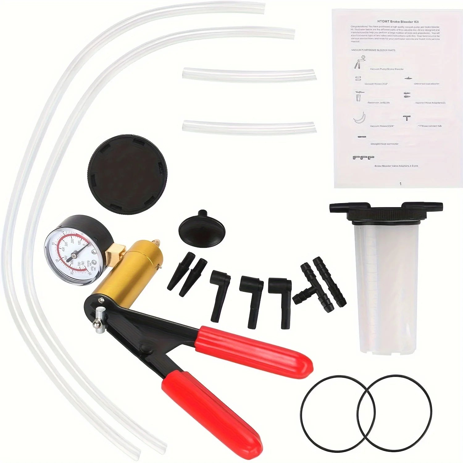 LEAP 2-in-1 Brake Bleeder & Hand Vacuum Pump Kit – product view 1