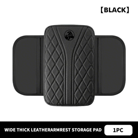 LEAP Armrest Pad with Storage Pockets – Holden Emblem – Black / Black Emblem