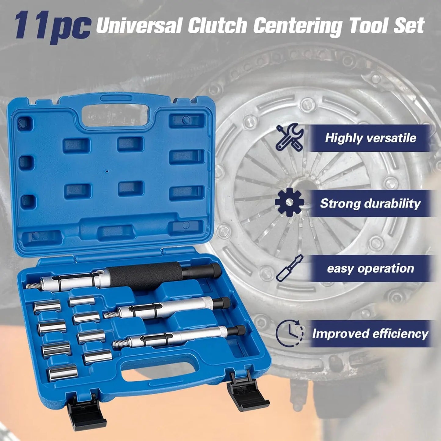 11-Piece Universal Clutch Alignment Tool Set - view 2