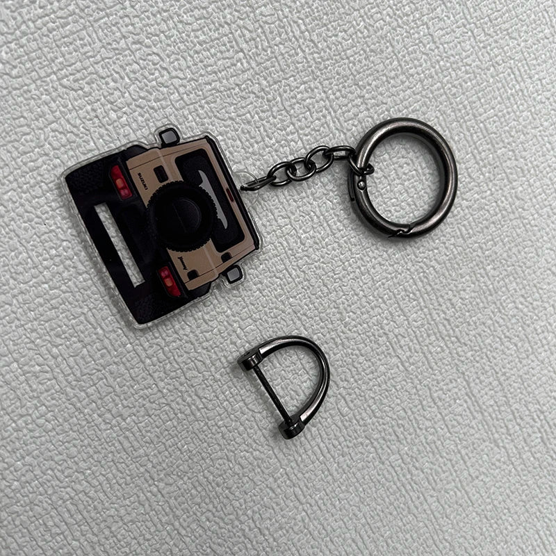 LEAP Jimny-Style Vehicle Model Keyring – Beige