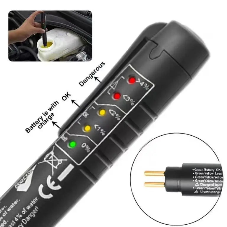 5-LED DOT 3 and DOT 4 Brake Fluid Moisture Tester - view 1