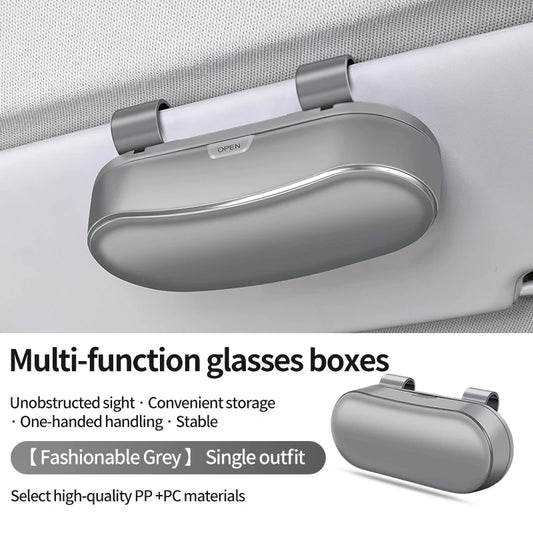 LEAP Sun-Visor Sunglasses Holder – Grey