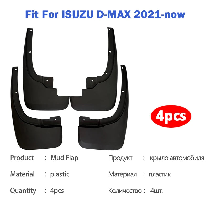 Mud Flap Set for Isuzu D-MAX 2021-2025 - image 2
