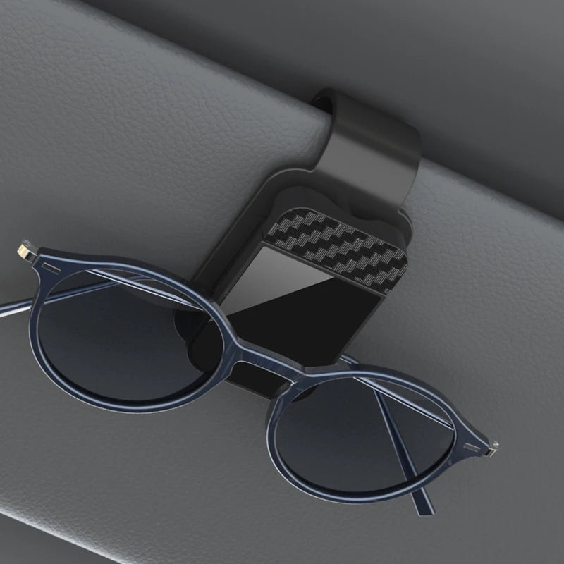 LEAP Sun Visor Sunglasses & Ticket Clip – Black