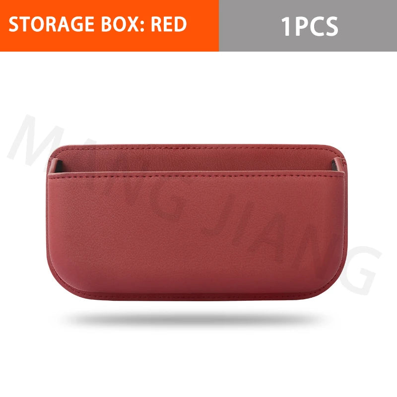 LEAP Self-Adhesive Car Side Storage Pocket – Red