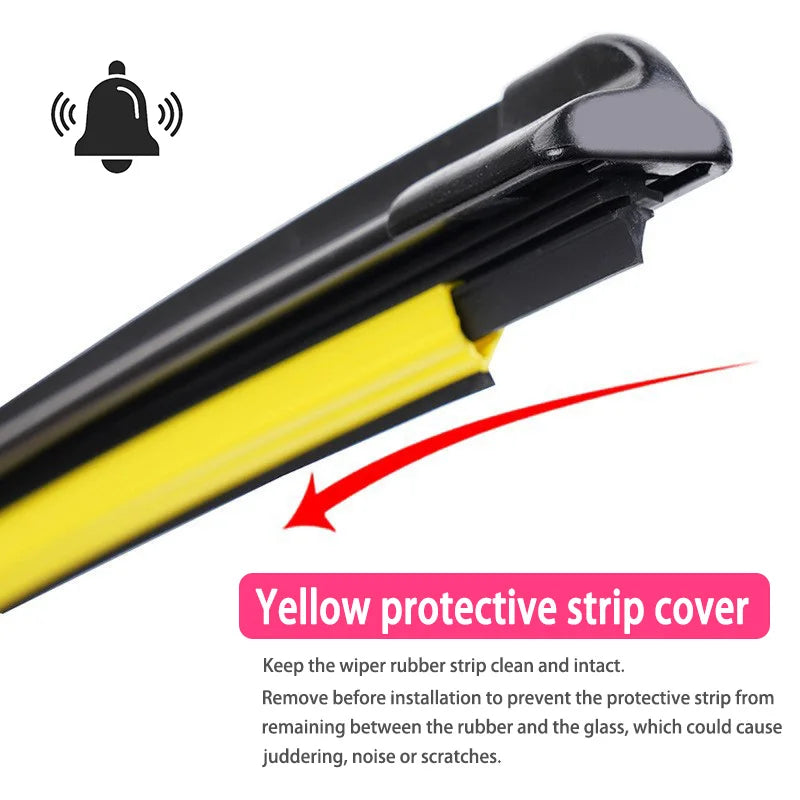 Front Windscreen Wiper Blade Pair for Mazda BT-50 2011-2020 - image 3