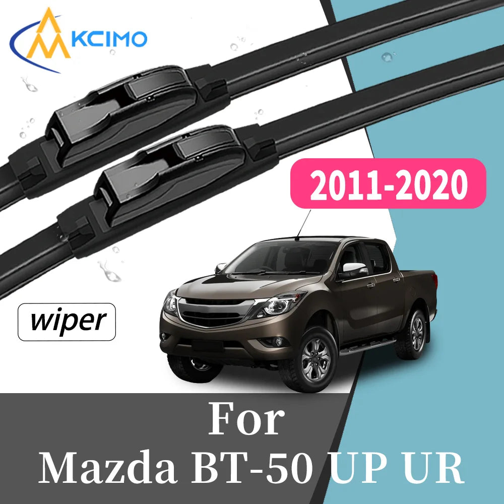 Front Windscreen Wiper Blade Pair for Mazda BT-50 2011-2020 - image 1