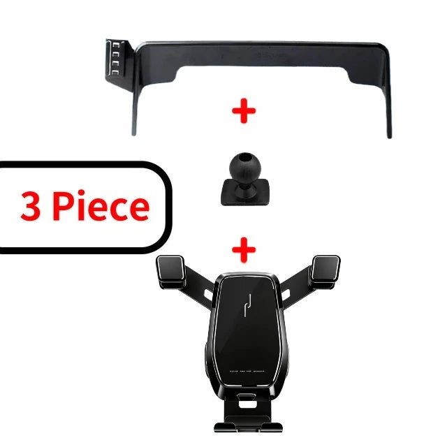 LEAP Dashboard Phone Mount for Nissan Patrol 2023–2024 – Clamp Holder C / Black