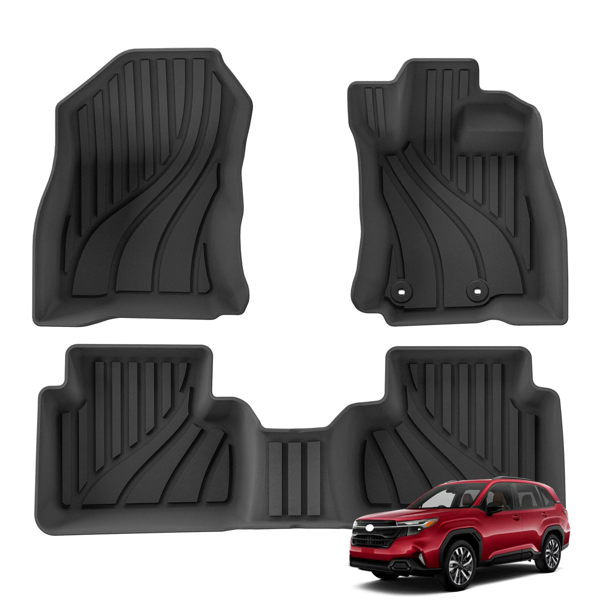 LEAP Floor and Cargo Mat Set for Subaru Forester Sport 2025 RHD – Cabin Only / 3 Pieces