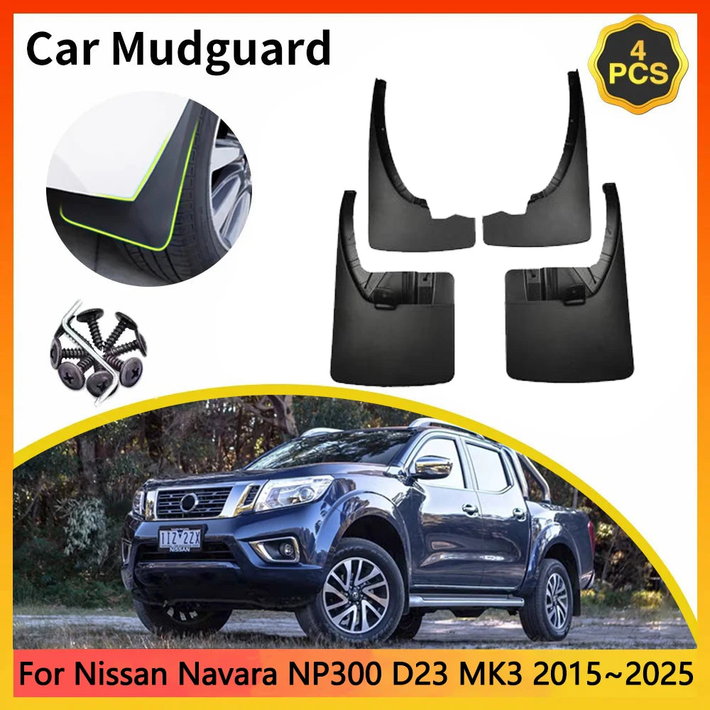 LEAP Mud Flap Set for Nissan Navara 2015-2025