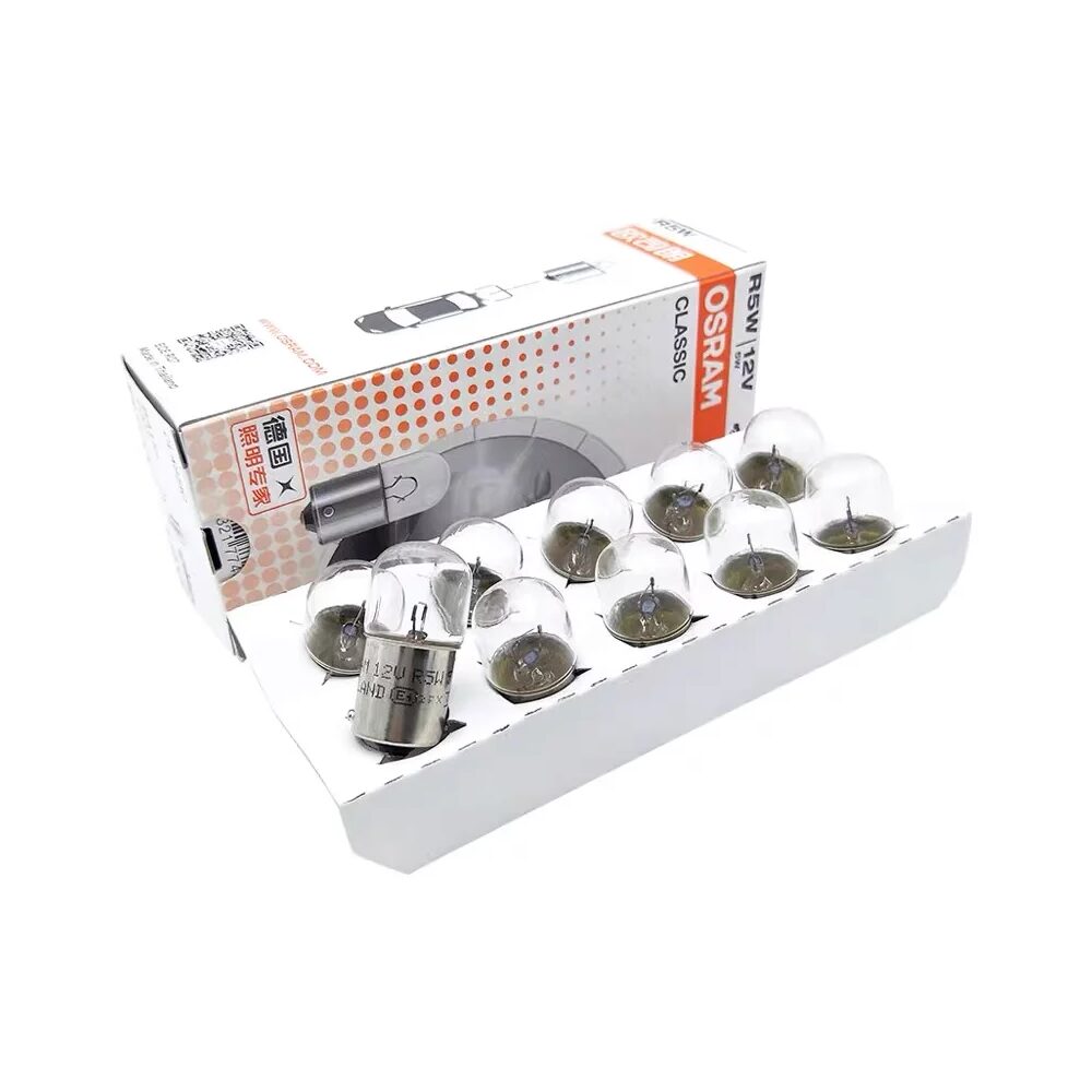 OSRAM Original R5W 5007 BA15s 12V 5W Halogen Bulbs 10 Pack